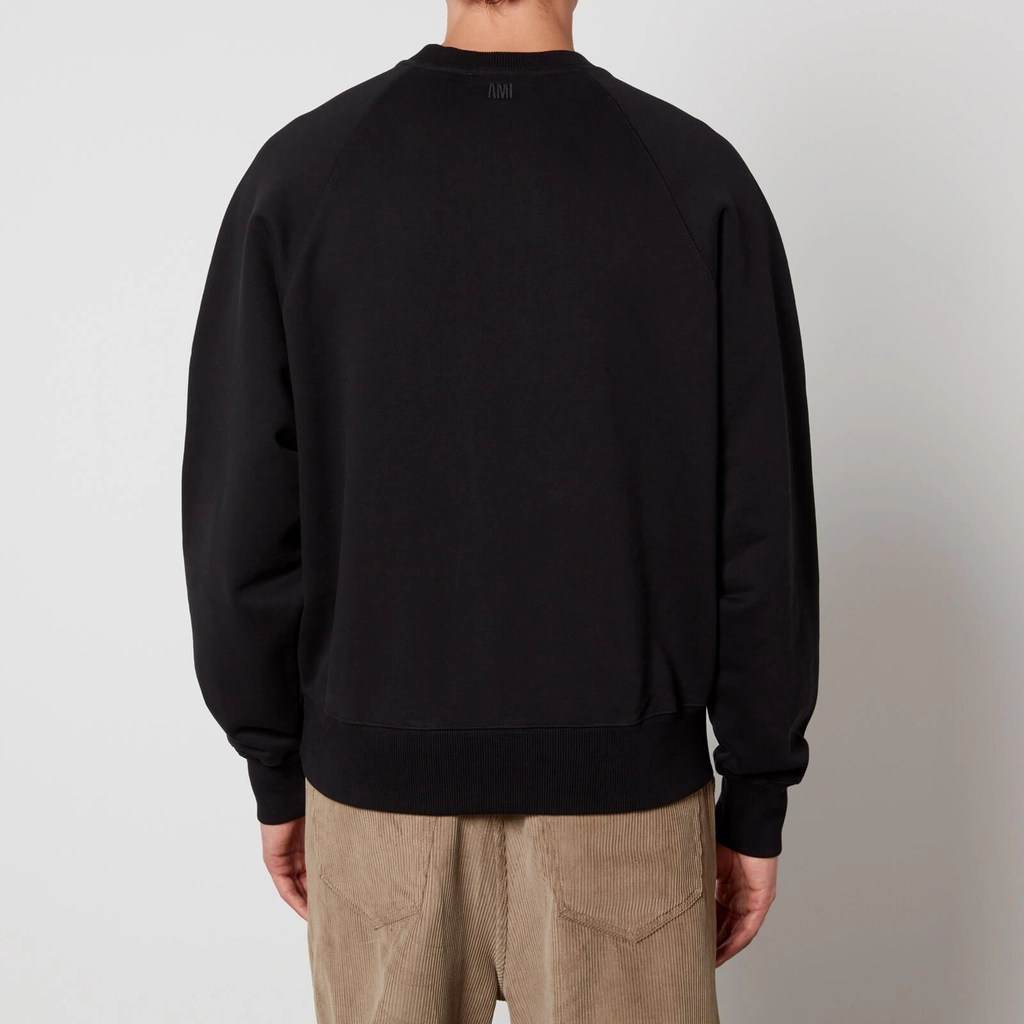 AMI Paris De Coeur Cotton-Jersey Jumper - XXS